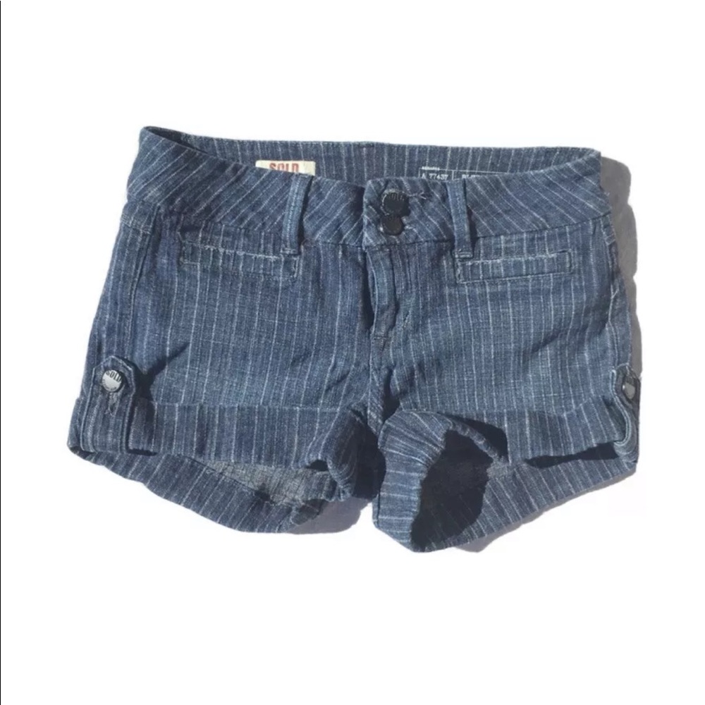 SOLD DESIGN LAB Bleeker Baby Denim Shorts